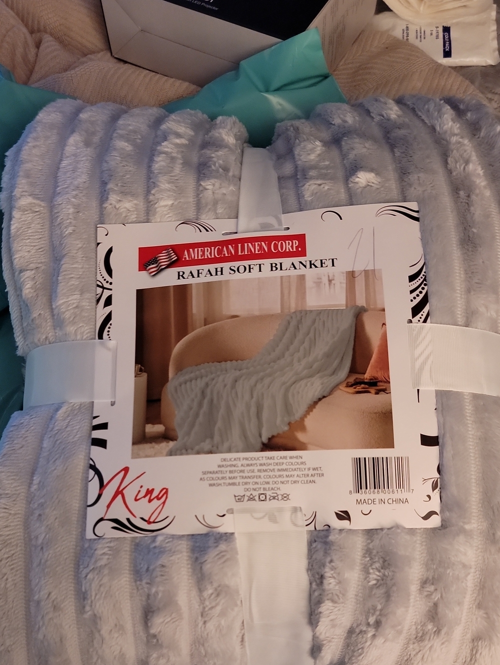 KING  Soft Blanket - Pearl Color